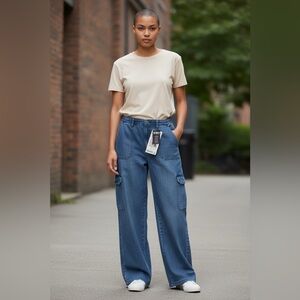 Rewash Women's Dark Blue Boyfriend Jeans